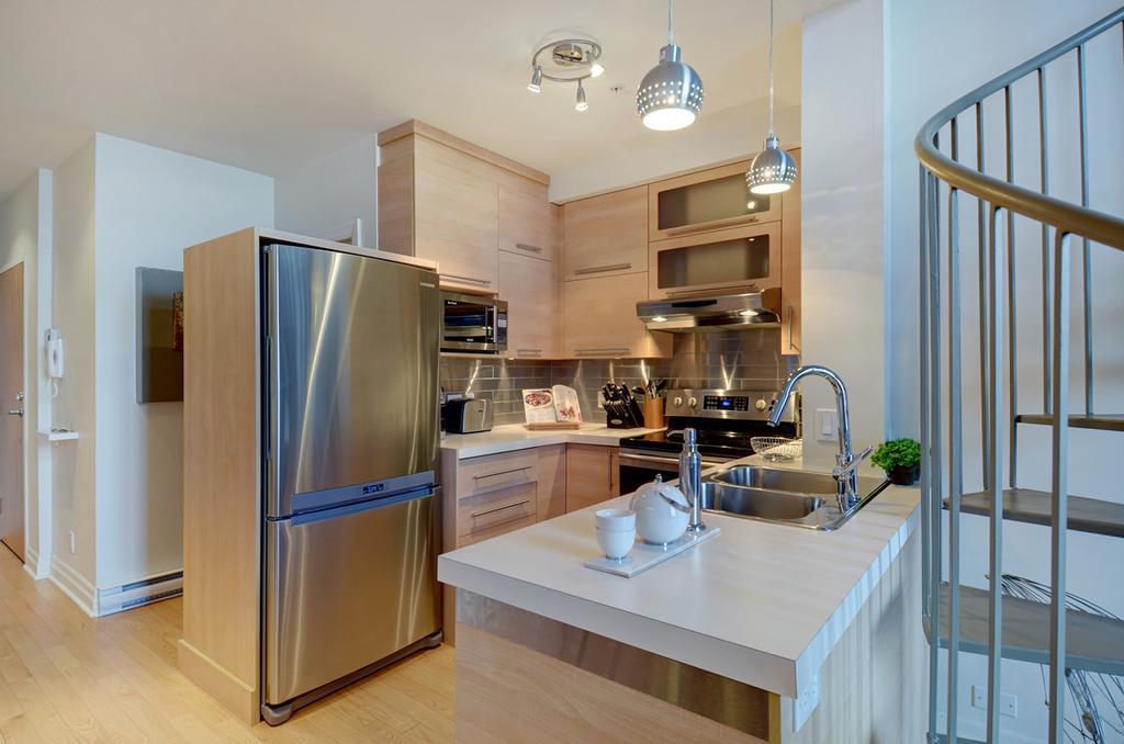 Les Immeubles Charlevoix - Le 1155 Apartment ควิเบกซิตี้ ห้อง รูปภาพ